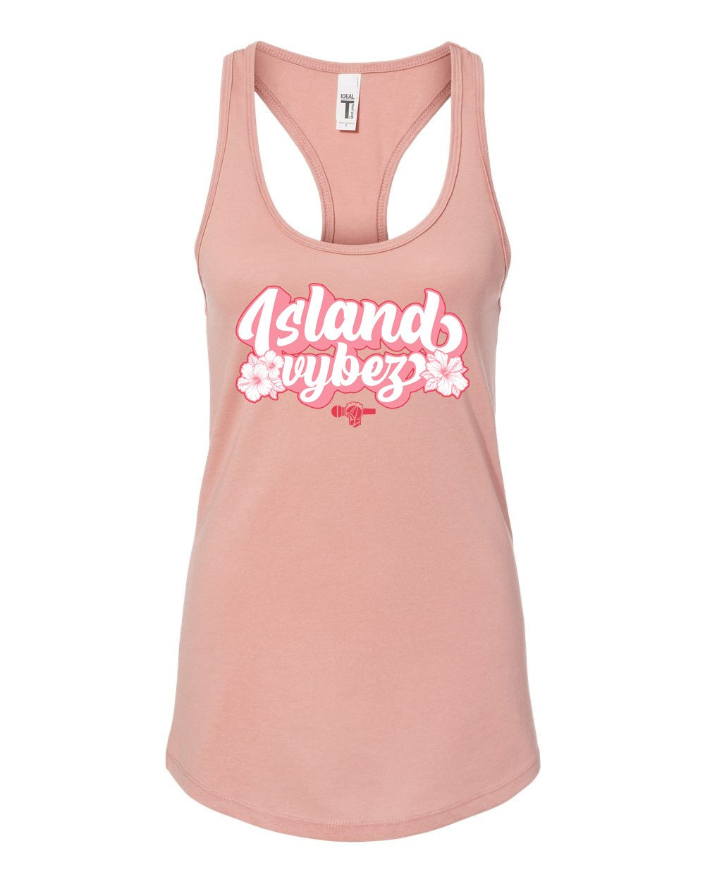 Island Vybez Tank Wmns - Pink/Wht