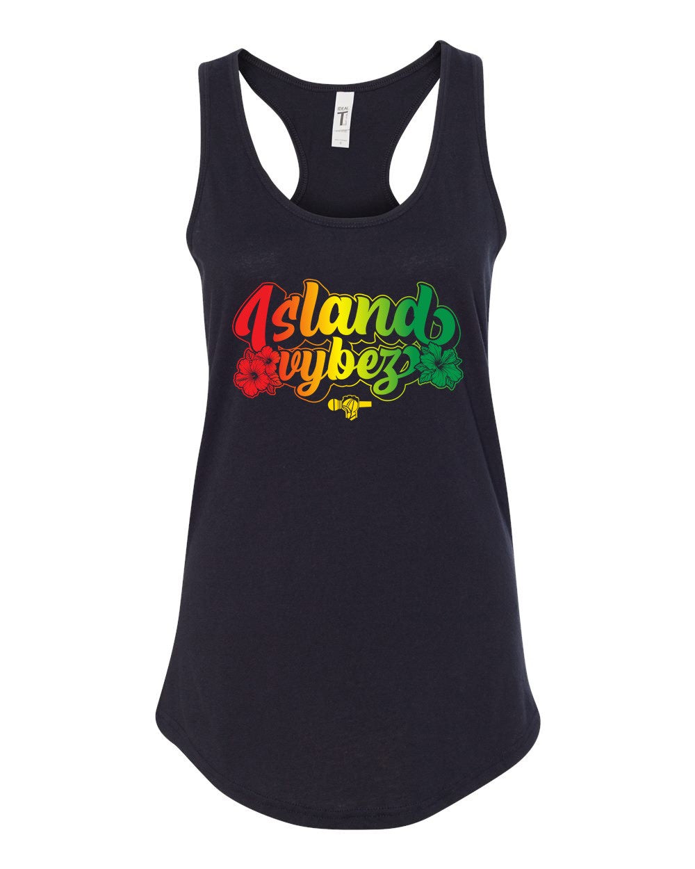 Island Vybez Tank Wmns - Black/Rasta