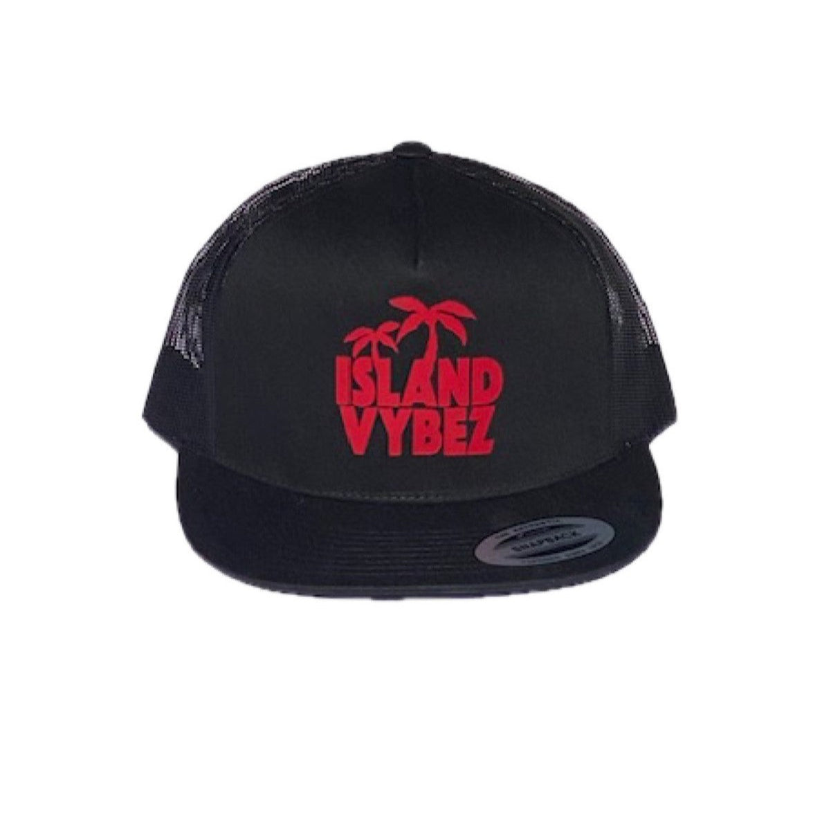 Island Vybez Trucker Hat - Blk/Red