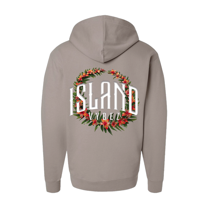 Island Vybez Lei Hoodie - Cement