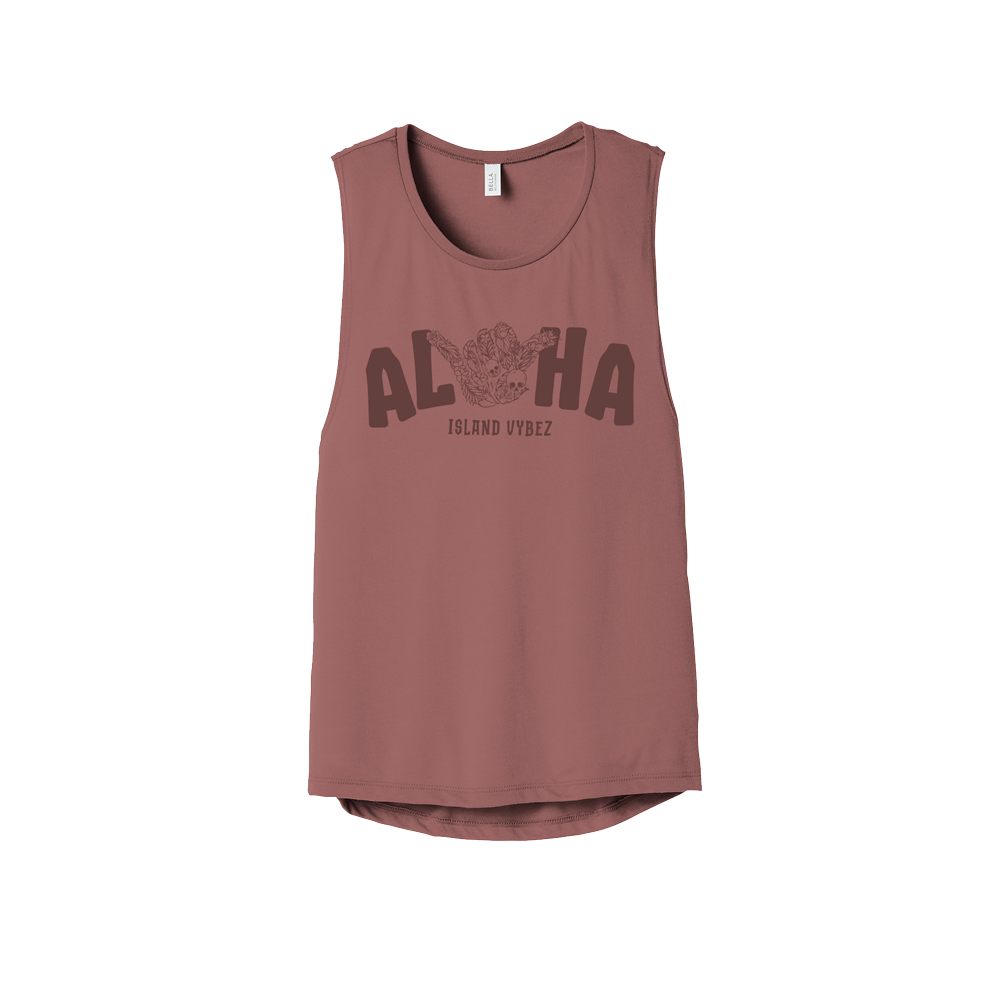 Aloha Shaka Tank - Mauve - SHIPS BEFORE 5/25