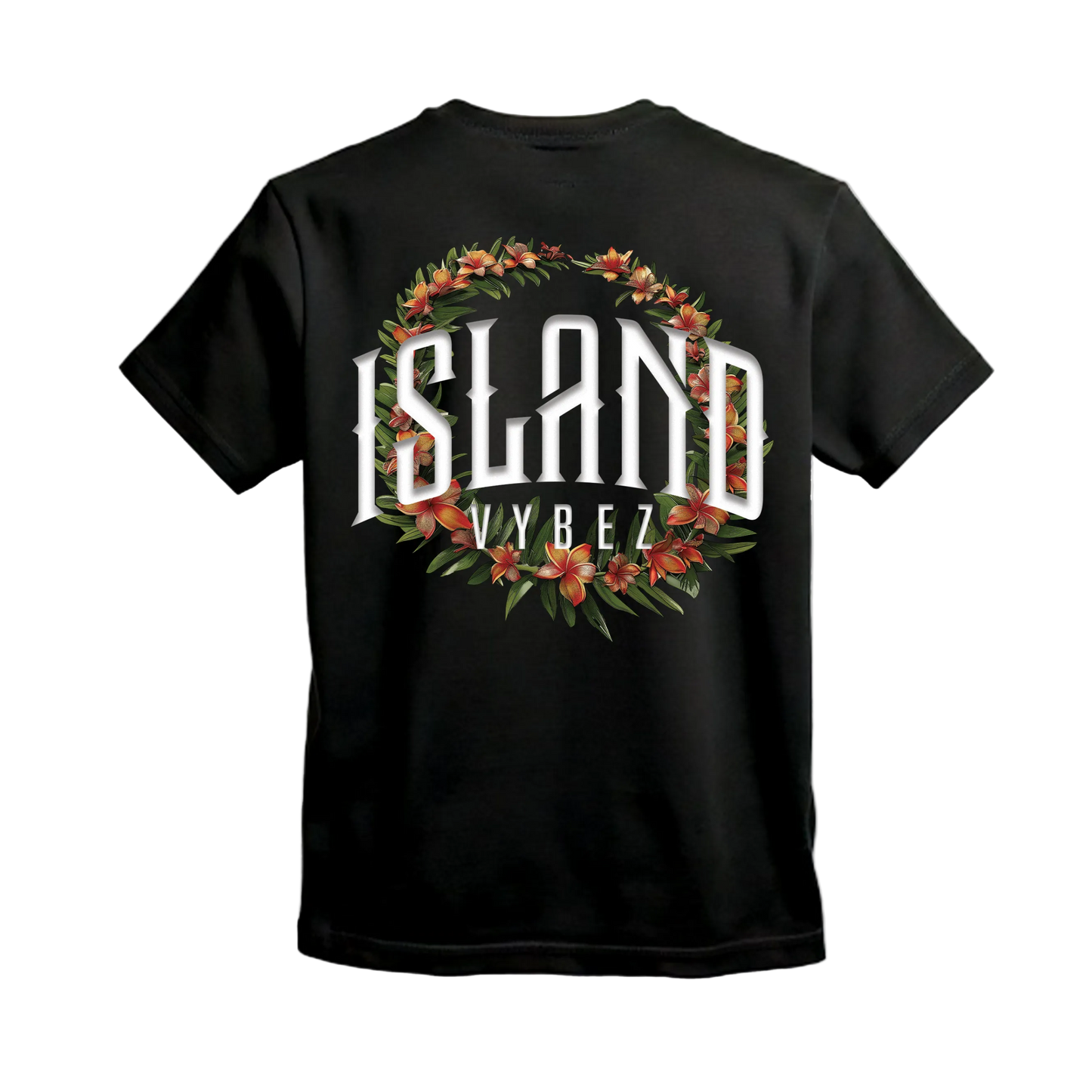 Island Vybez Lei Tee - Black