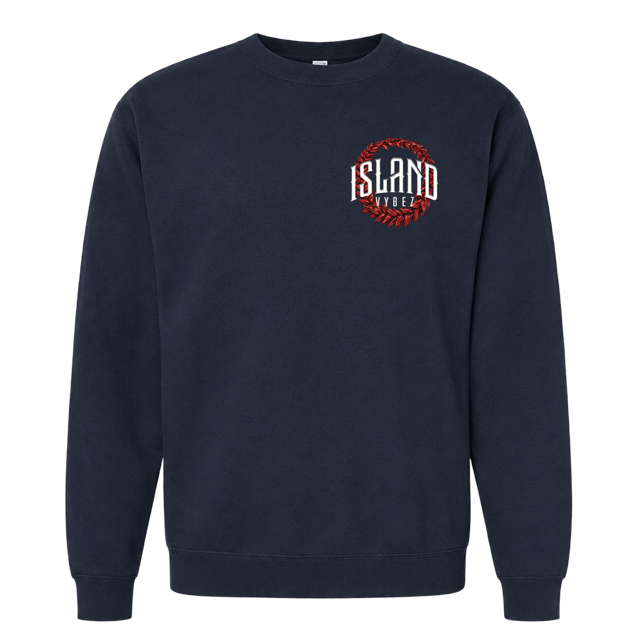 Island Vybez Ula Fala Crewneck - Navy