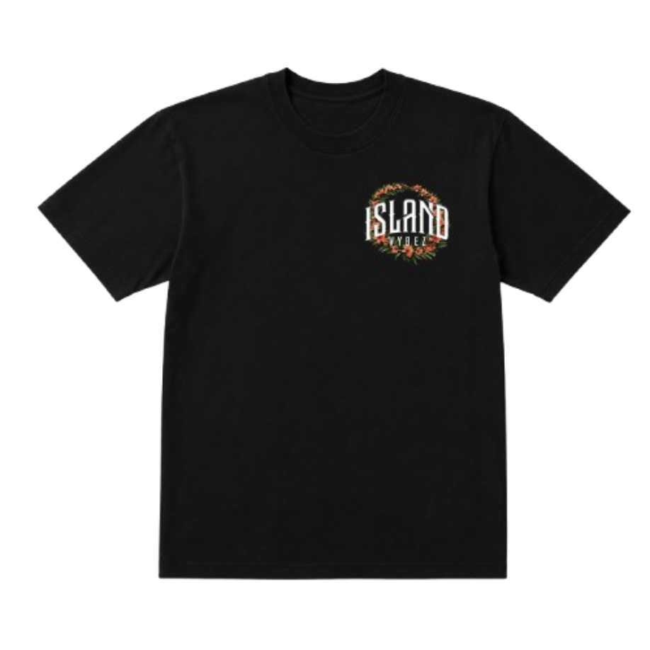 Island Vybez — Lei Tee — Black