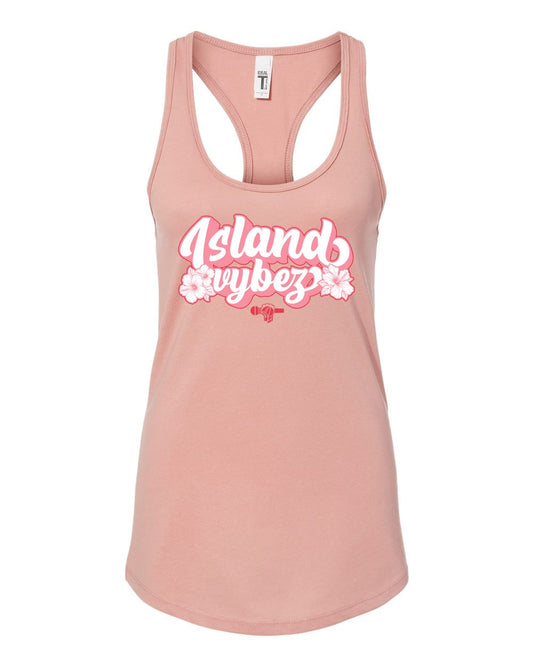 Island Vybez Tank Wmns - Pink/Wht