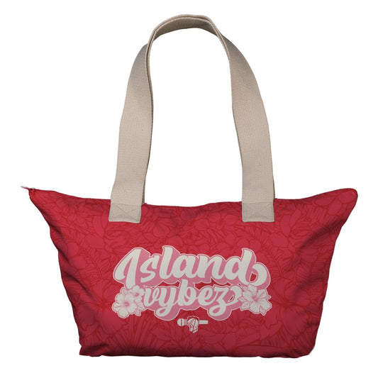Island Vybez Tote - Red/Pink