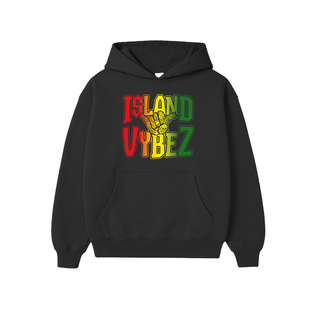 IV RASTA HOODIE - BLACK