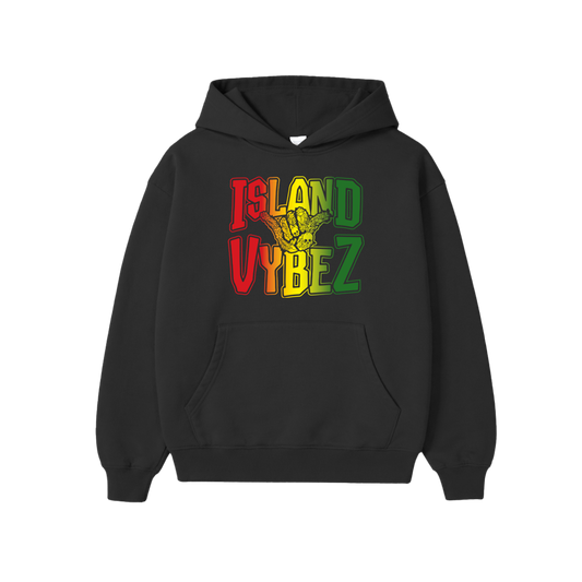 IV RASTA HOODIE - BLACK