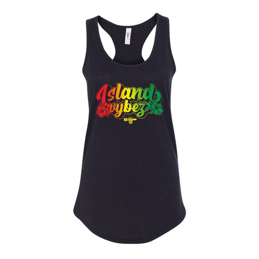Island Vybez Tank Wmns - Black/Rasta