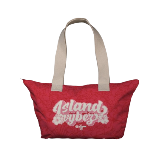Island Vybez — Tote — Red/Pink