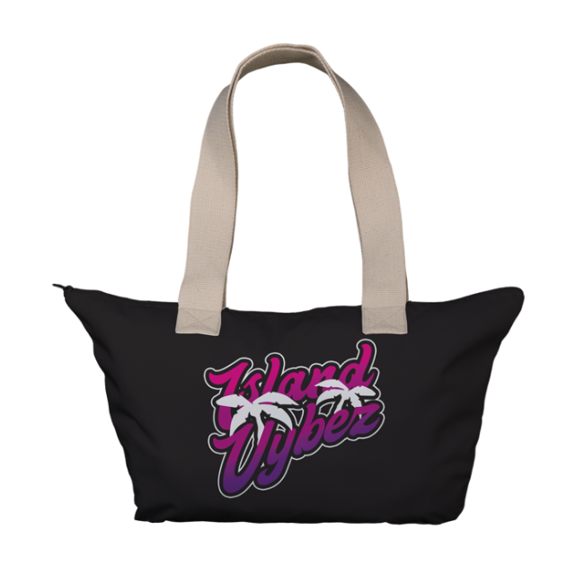 Island Vybez Tote - Blk/Purple