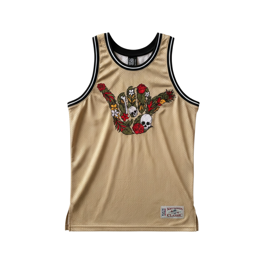 Shaka Jersey Tank Top - Sand