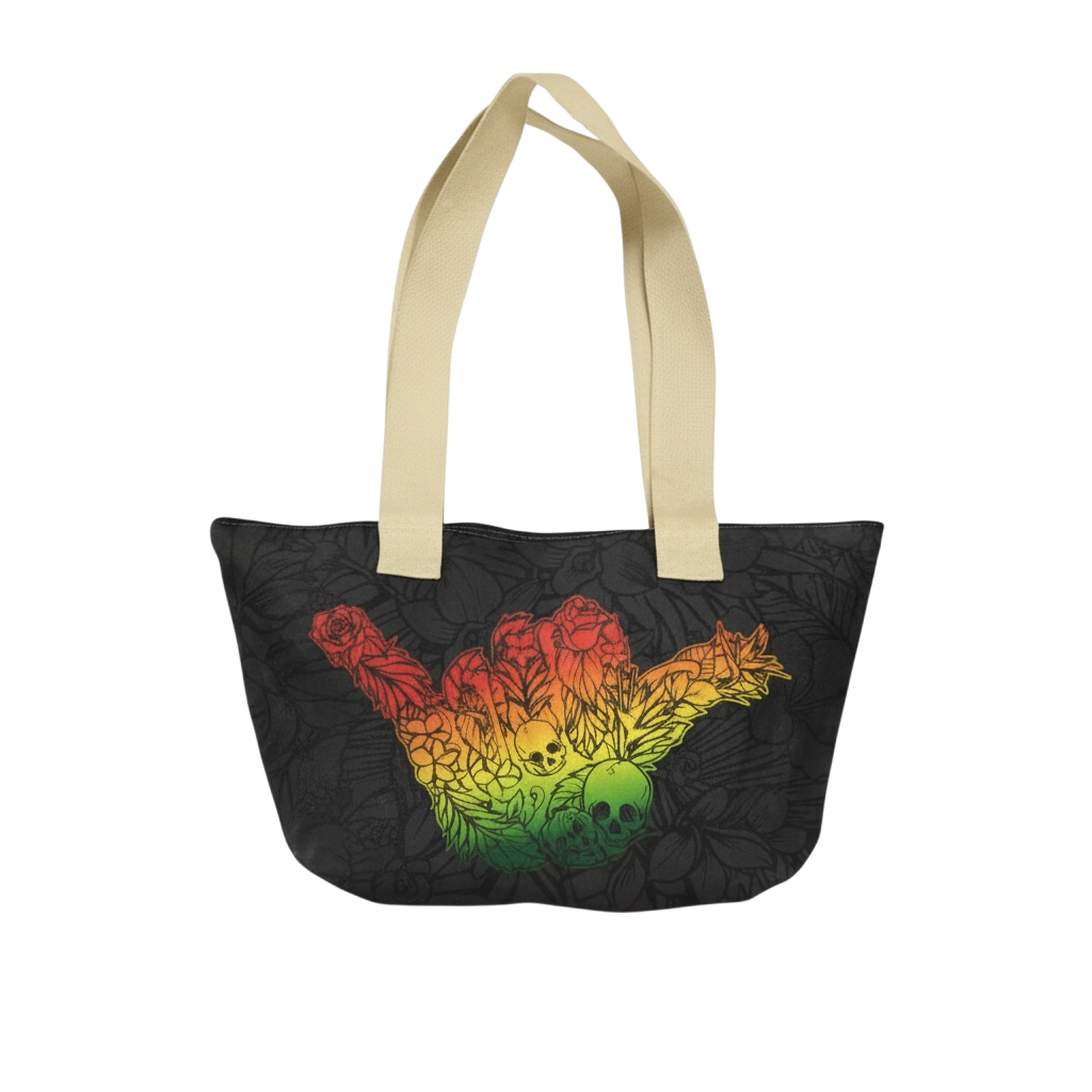 Shaka Tote - Blk/Rasta