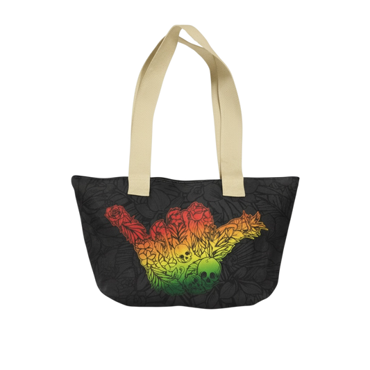 Shaka Tote - Blk/Rasta