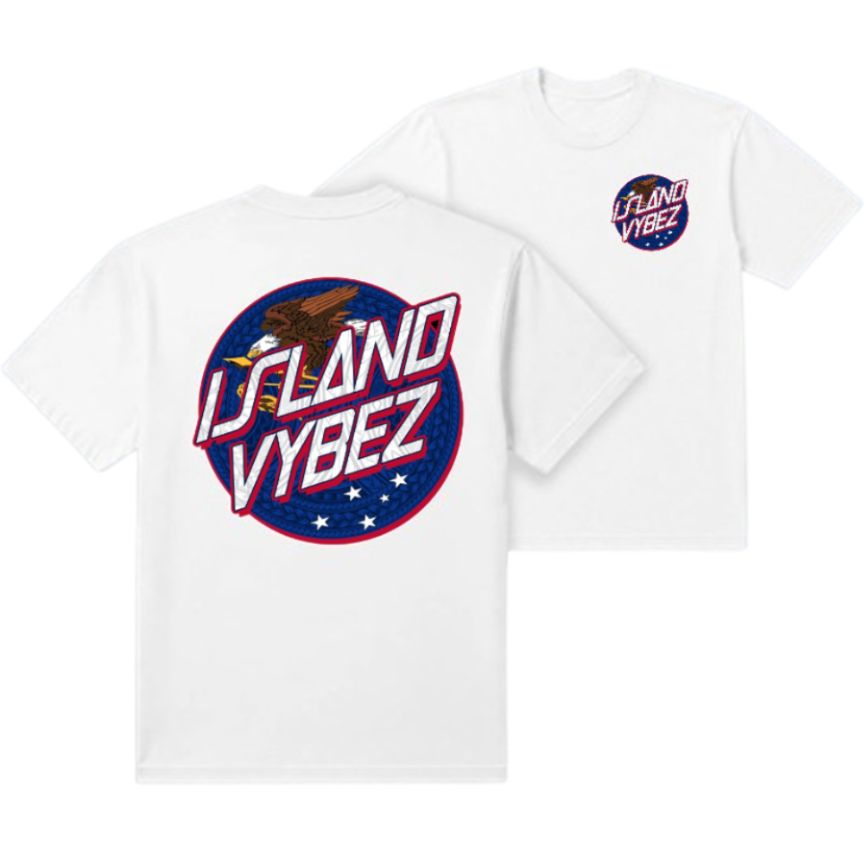 Island Vybez Skate Tee - Samoa Wht