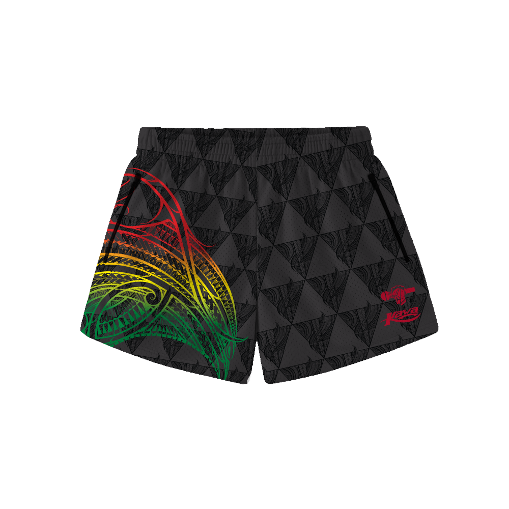 BIGBODYCISCO x KAVA HOOP SHORTS WOMENS - SHIPS BEFORE 5/25 - RASTA