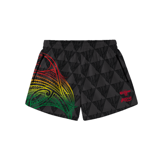 BIGBODYCISCO x KAVA HOOP SHORTS WOMENS - SHIPS BEFORE 5/25 - RASTA