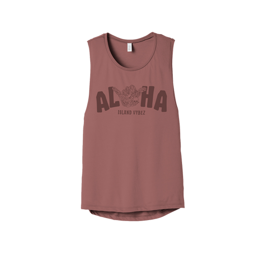 Aloha Shaka Tank - Mauve - SHIPS BEFORE 5/25