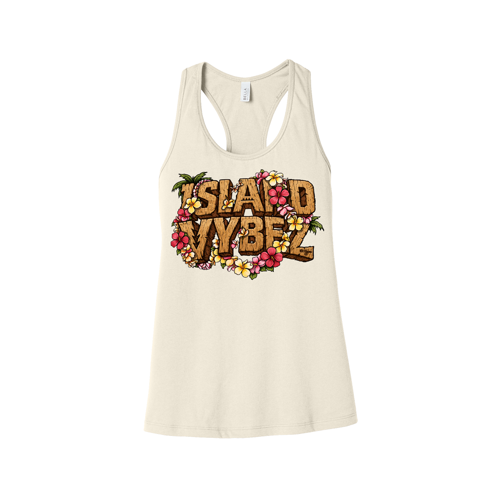 Island Vybez Wood Tank - Cream - SHIPS BEFORE 5/25
