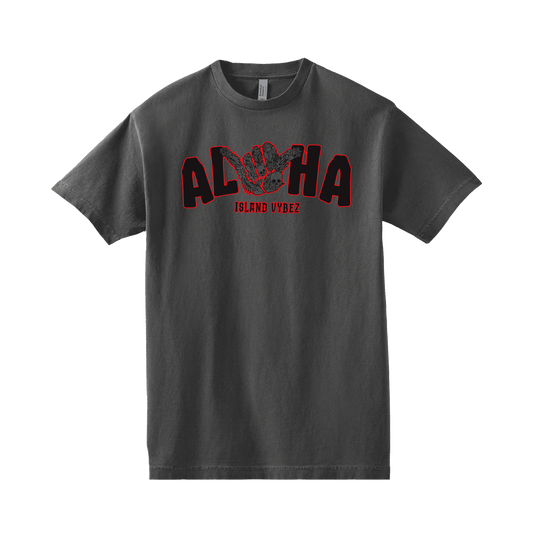 Aloha Shaka Tee - Blk - SHIPS BEFORE 5/25