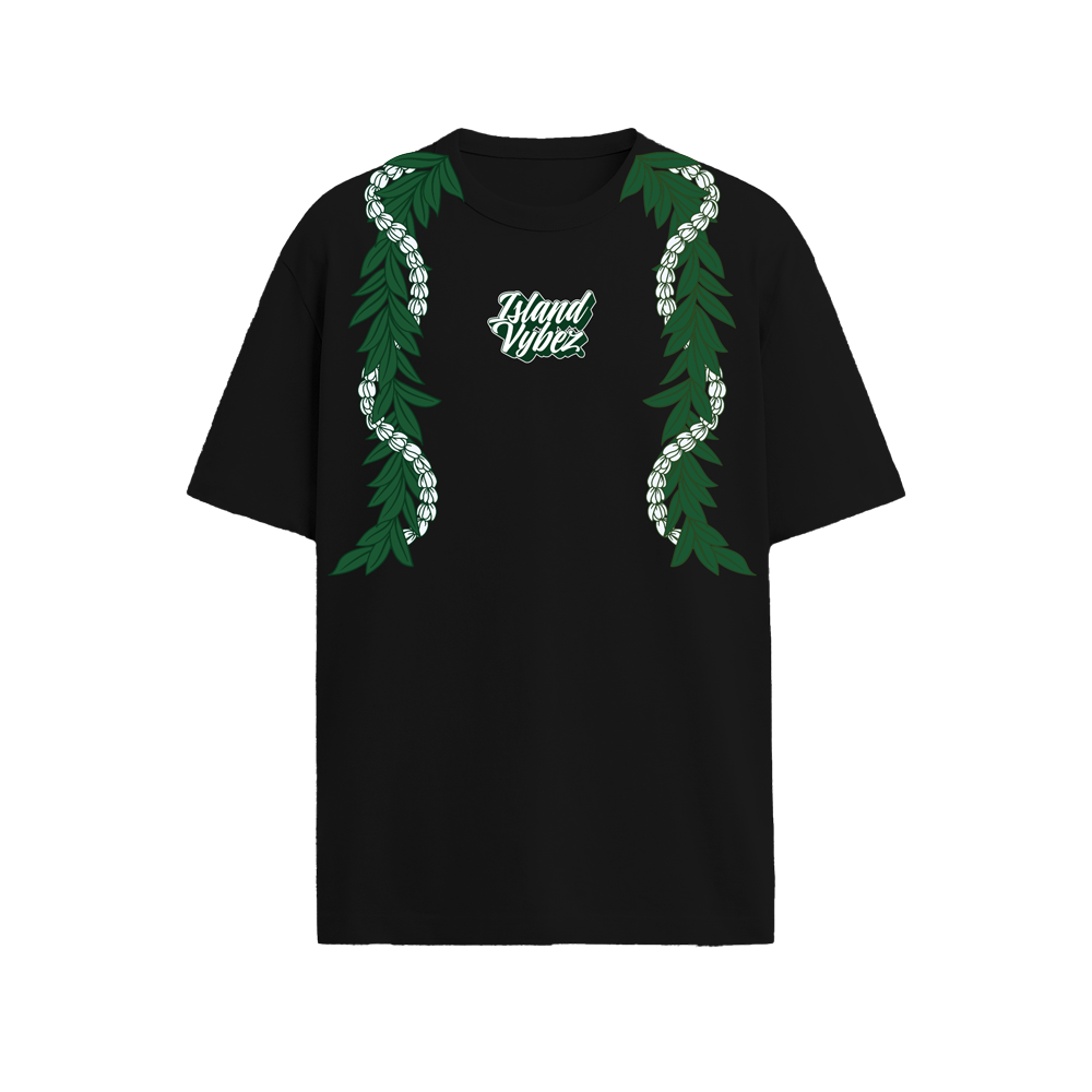 Maile Lei Tee - Blk - SHIPS BEFORE 5/25