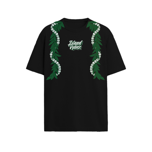 Maile Lei Tee - Blk - SHIPS BEFORE 5/25
