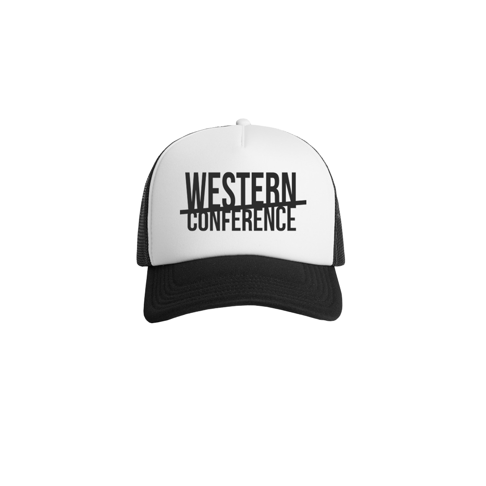 Western Conference Trucker Hat - Blk/Orange - SHIPS BEFORE 5/25