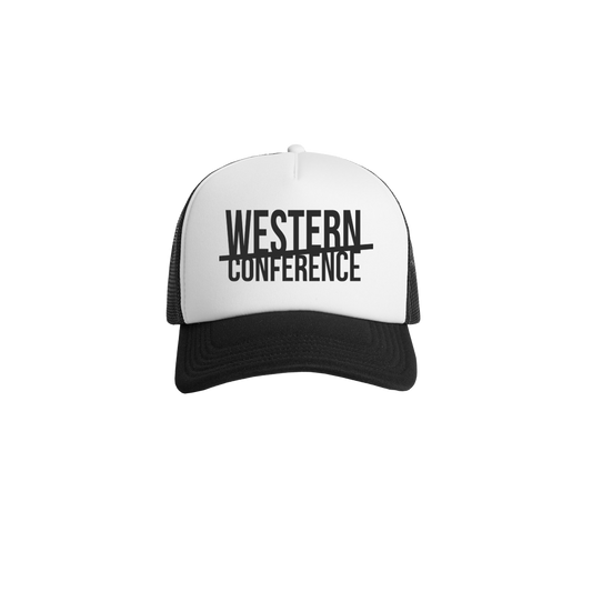 Western Conference Trucker Hat - Blk/Orange - SHIPS BEFORE 5/25