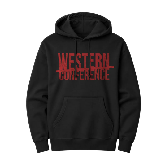 Western Conference Hoodie - Black/Red