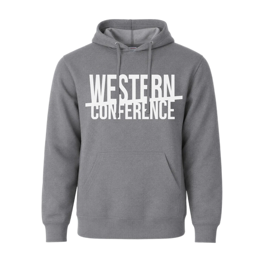 Western Conference Hoodie - Gunmetal/Wht